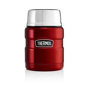 Thermos Stainless King red food flask 470ml (British brand)