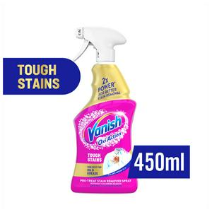 Vanish Oxi Action Gold fabric stain remover spray 450ml (British brand)