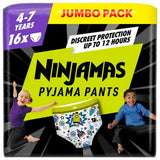 Pampers Ninjamas pyjama pants Spaceships 4-7 Years x16, imported from the UK