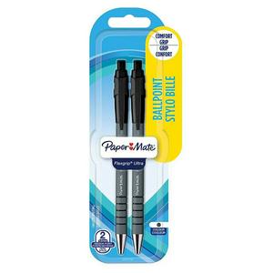 Papermate Ballpoint Pen Black 2pk, imported from the UK