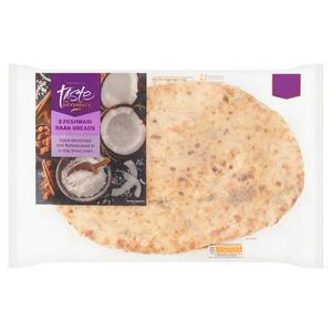 Sainsbury's Peshwari Naan bread with sultanas and coconut 360g (British brand)