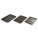 Sainsbury's Home 3 Piece Baking Tray Set Steel (British brand)