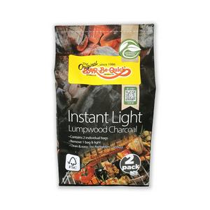 Bar-Be-Quick Instant Light Charcoal 2 Pack - British product