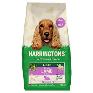 Harringtons Adult Dog Food Lamb & Rice 4kg, UK version