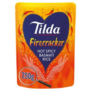 Tilda Hot Firecracker Basmati Rice Microwave Pouch 250g
