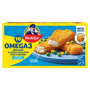 Birds Eye Omega 3 fish fingers 280g - British product