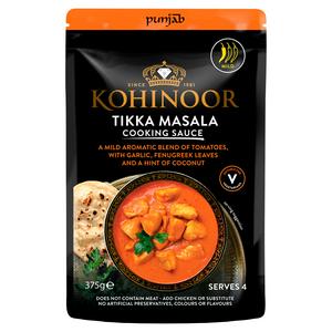 Kohinoor tikka masala cooking sauce mild 375g, UK version