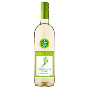 Barefoot Sauvignon Blanc white wine 75cl - British product