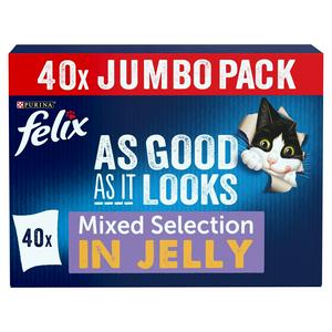 Felix wet cat food selection 40 x 85g - British product