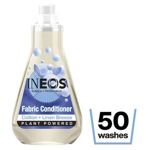 Ineos fabric conditioner Cotton + Linen Breeze 50 Washes, imported from the UK