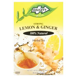 Dalgety Strong Lemon and Ginger Herbal Tea 18 Pack - British product
