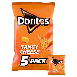 Doritos Tangy Cheese Tortilla Chips Multipack 5x30g - British product