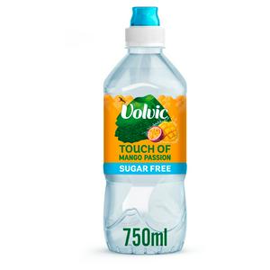 Volvic Touch of Fruit Mango Passion Flavoured Water 750ml (British brand)