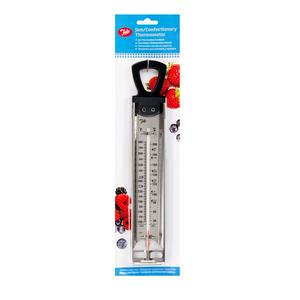 Thermomètre à confiture Tala, thermomètre à sucre et confiserie en acier inoxydable 30 cm