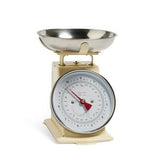 Habitat stainless steel retro kitchen scale Cream , UK version