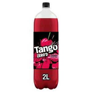 Tango Cherry Sugar Free carbonated soft drink 2L (British brand)