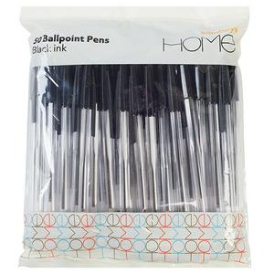 Sainsbury's Home Stick Ballpoint Black Pen 50 Pack