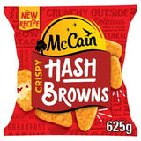 McCain Hash Browns 625g frozen wedges, imported from the UK