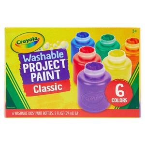 Crayola pack of 6 washable kids paints - British product