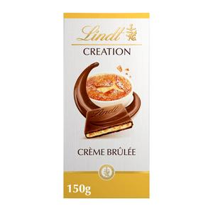 Lindt Creme Brulee Milk Chocolate Bar 150g, UK version