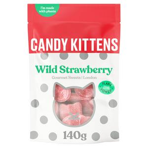 Candy Kittens Wild Strawberry Fruit Gums 140g