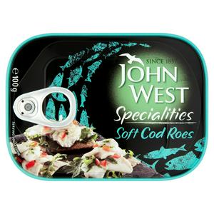 John West Soft Cod Roe 100g, UK version