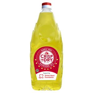 Crisp N Dry Rapeseed Oil 2 Litre Bottle - British product