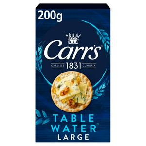 Carr's Table Water Large Crackers 200g - British product