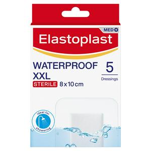 Elastoplast Antibacterial Waterproof Plasters XXL 8x10cm - British product