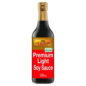Lee Kum Kee premium light soy sauce 500ml, UK version