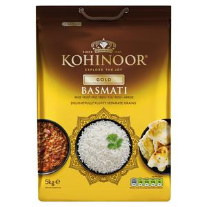 Kohinoor Extra Long Basmati Rice Gold 5kg, UK version