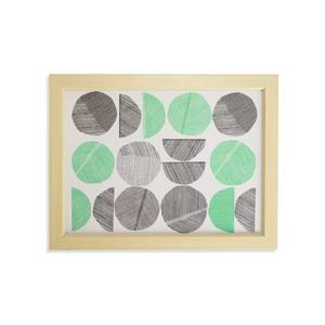 Habitat Linear Circle Lap Tray 44x33cm MDF surface, UK version