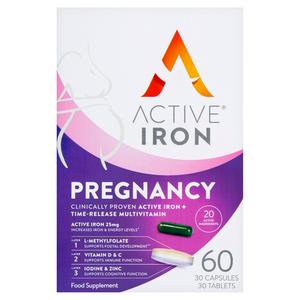 Active Iron Pregnancy Multivitamin Capsules 60