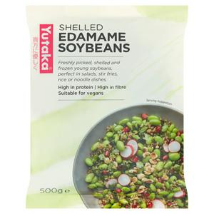 Yutaka Shelled Edamame Soybeans 500g (British brand)