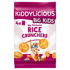 Kiddylicious rice crunchers BBQ flavour 4x15g, UK version