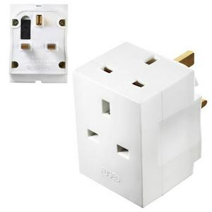 Masterplug 3 Socket Multi Socket Adaptor