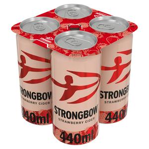 Strongbow Strawberry Cider Multipack 4 x 440ml