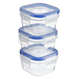 Sainsbury's Klip Lock Storage Containers 140ml Pack of 3 (British brand)