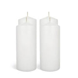Habitat Large White Pillar Candle Pack of 4, UK version