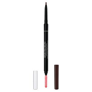 Rimmel London Brow Pencil Dark Brown 0.9g, imported from the UK