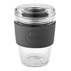 Smash Glass Barista Buddy Black Coffee Cup (British brand)