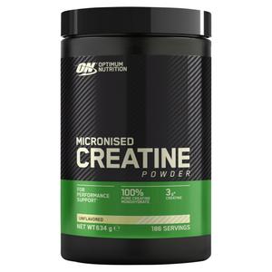Optimum Nutrition Creatine Powder Unflavoured 634g, imported from the UK