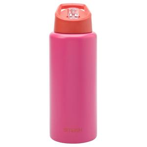 Pink Stainless Steel Sipper 1L Drink Container (British brand)