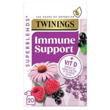 Twinings Immune Support Blackcurrant Raspberry Tea Bags 40g (British brand)