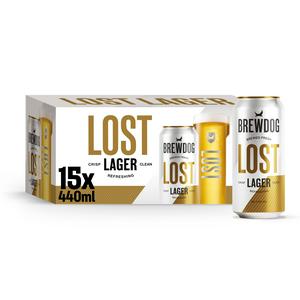 BrewDog Lost Lager Session Lager Pack 15 x 440ml