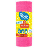Dishmatic Microfibre Tear N Wipe 15 Pack - British product