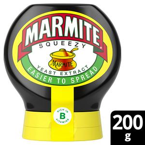Marmite yeast extract squeezy 200g, imported from the UK