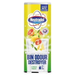 Neutradol bin odour destroyer powder Citrus Fresh 350g, imported from the UK