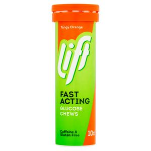 Lift Tangy Orange Fast Acting Glucose Chews 40g