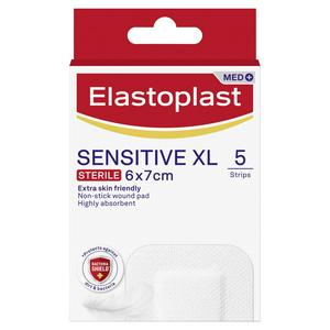 Elastoplast Med 5 Sensitive XL Dressings 6x7cm